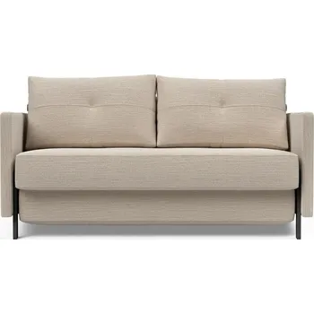 Pohovka Béžová rozkládací pohovka s područkami Innovation Cubed, 140 cm ID_1390273