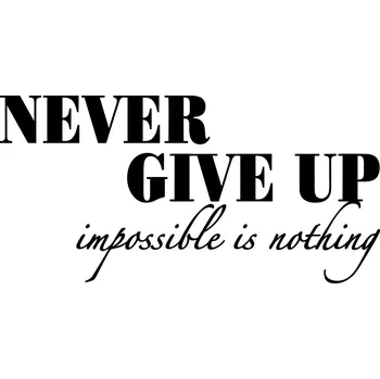 Samolepící dekorace Samolepka na stěnu Drukant W-C0332_50 citát 50x25 cm