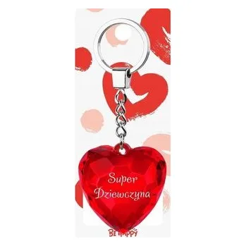 Set školních potřeb Brelok serce Super Dziewczyna