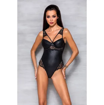 Dámské erotické body Body PASSION LOONA černé 2XL/3XL - s kupónem KUP15 cena 764 Kč + extra diskrétní expedice