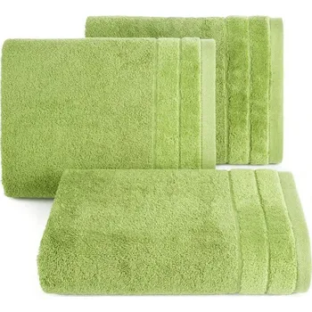 Ručník Klasický olivový ručník DAMLA s jemným pasem Rozměr: 50 x 90 cm