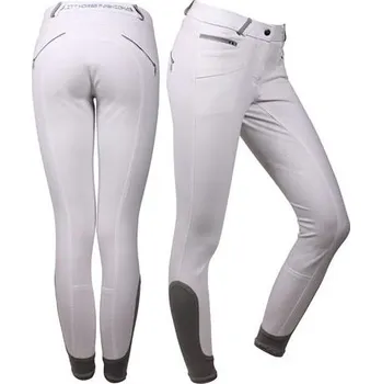 Jezdecké kalhoty Dámské rajtky QHP Liza, bílé - vel. 40