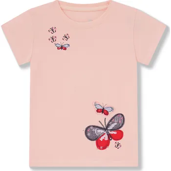 Dětská móda Dívčí tričko - Wolf S2510B, lososová Barva: Lososová, Velikost: 116