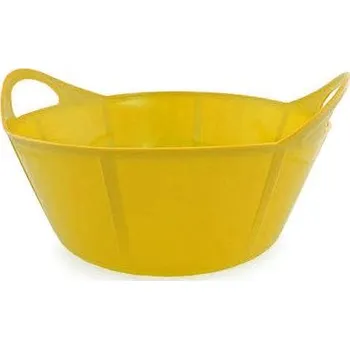 napáječka pro hospodářská zvířata Plastový kbelík Gewa Flexi 15 l - žlutá