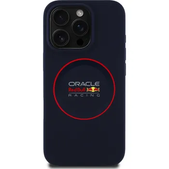 Pouzdro na mobilní telefon Zadní kryt Red Bull Silicone Red Ring MagSafe pro Apple iPhone 15 Pro Max, navy
