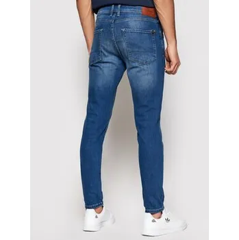 Dámské džíny Pepe Jeans Jeansy Finsbury PM200338 Modrá Skinny Fit 38_32