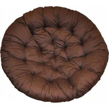 Podsedák Polstr na křeslo papasan 100 cm hnědý kepr