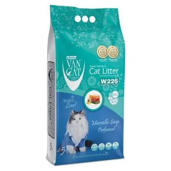 Podestýlka pro kočku Podestýlka Vancat stelivo bentonit Marsilla Soap 5kg