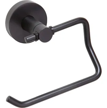 Sada koupelnových doplňků Černý mosazný držák na toaletní papír Sapho X-Round ID_1437097