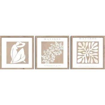 Obraz Obrazy v sadě 3 ks 30x30 cm Matisse – Styler ID_1688838