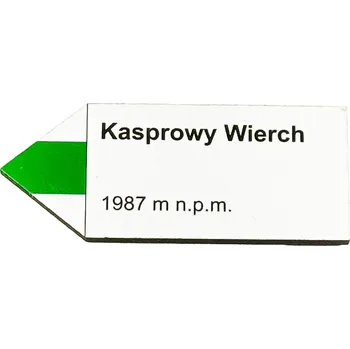 Vrták Magnet dřevěná suvenýr KASPROWY WIERCH Tatry