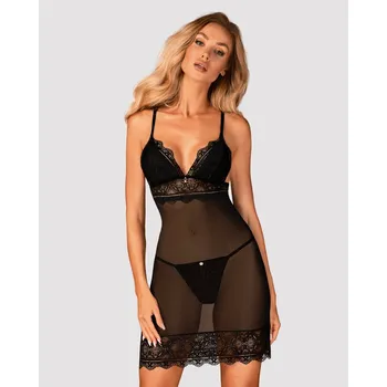 Dámská erotická košilka Košilka Obsessive RENELIA černá S/M - s kupónem KUP15 cena 849 Kč + extra diskrétní expedice