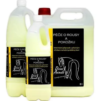 Zdravotnický materiál Péče o rousy a pokožku Divine Animals, 1 l