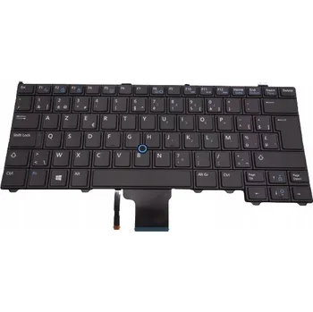 Náhradní klávesnice pro notebook Nová klávesnice Dell Latitude E7440 G19D4