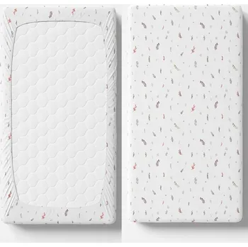 Prostěradlo PROSTĚRADLO BAVLNĚNÝ SATÉN 100% S GUMOU DO POSTÝLKY 60x120 - FERETTI