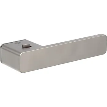 Dveřní kování GK - R8 ONE S2L s uzamykáním bez spodní rozety, klika/klika s uzamykáním pravá Velvet šedá (22)