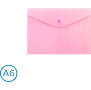 Obálka Obal spisový s klopou a drukem A6 pastel fialový