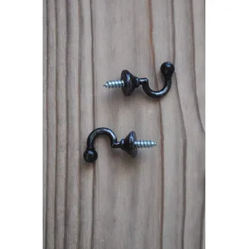 Věšák Kovové háčky černé