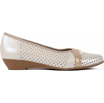 Dámské baleríny Letizia Dámské perleťové baleríny na klínku Velikost: 39