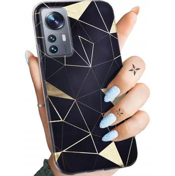 Pouzdro na mobilní telefon Zadní Kryt Hello Case pro Xiaomi 12X zlatá