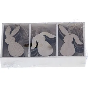 Obraz Velikonoční závěs z dřeva - zajíc