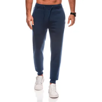 Pánské tepláky EDOTI EM-PABS-0108 NAVY BLUE L