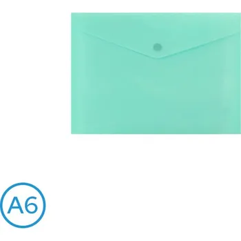 Kancelář Obal spisový s klopou a drukem A6 pastel zelený