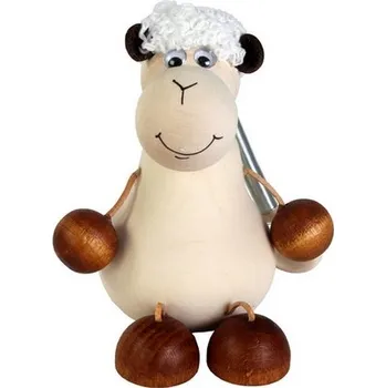 Dřevěná hračka Dřevotéka - Dřevěná ovečka na pružině Dřevěná ovečka na pružině