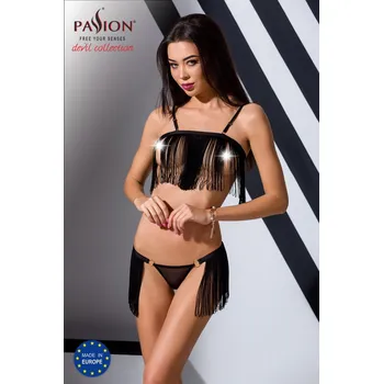 Dámská erotická souprava Souprava PASSION KASSANDRA WITH OPEN BRA black 2XL/3XL - s kupónem KUP15 cena 391 Kč + extra diskrétní expedice