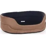 Pelíšek pro psy Duo, hnědý - 75x64x20 cm