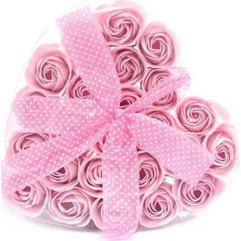 metr Mýdlové květy srdce růžové