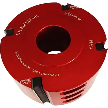 Frézka Fréza srovnávací s VBD 125x60x40 4z, NH 60/125 Alu