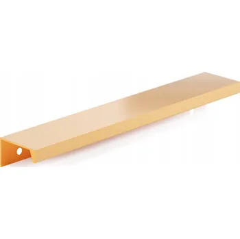 Nábytkové kování NÁBYTKOVÁ ÚCHYTKA MĚDĚNÁ MATNÁ LOFT HRANOVÁ L-158MM