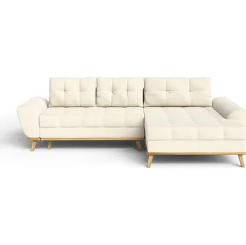 Pohovka Krémová rozkládací rohová pohovka (pravý roh) Balitco – Ropez ID_1702940