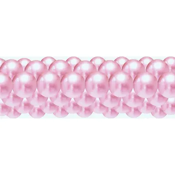 Balónek Balónky chromové světle růžové girlanda 3 m