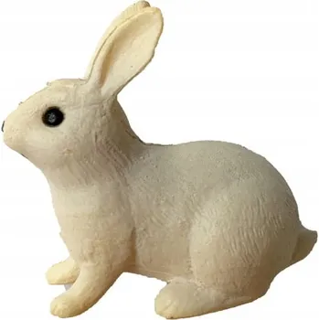 Figurka Zajíček sedící model šedý