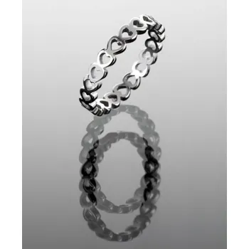 Prsten Prosperk Prstýnek ze srdíček Velikost prstenů: 6 (EU: 51-53)