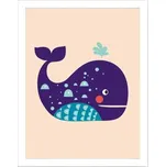 Dětský obrázek 24x29 cm Whale – Wallity ID_1550532