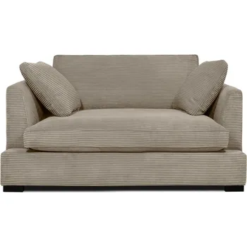 Pohovka Béžová manšestrová pohovka 132 cm Mobby – Scandic ID_1629754