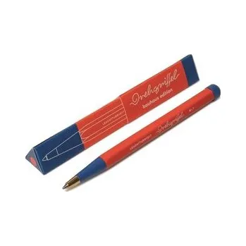 Drehgriffel Nr. 1 Red/Royal Blue Bauhaus Edition Ballpoint pen (Royal Blue ink)