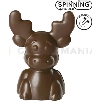 Čokoládová tyčinka Magnetická 3D forma na čokoládu ve tvaru soba, Rudolph | MARTELLATO, Rudolph