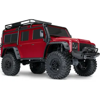 RC model auta RC auto Traxxas TRX-4 Land Rover Defender 1:10 RTR RED