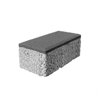 Venkovní dlažba DITON Skladebná dlažba AQUAPORE 80 mm černá