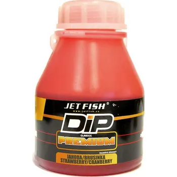 Nástraha Jet Fish Dip Premium Clasicc 175ml JAHODA / BRUSINKA
