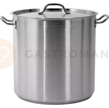 Hrnec Vysoký hrnec s poklicí z nerezové oceli 40x40 cm 50,3 l | YATO, YG-00008