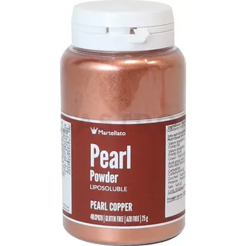 Výroba svíčky Barevný prášek 25 g - perleťová měď | MARTELLATO, Pearl powder