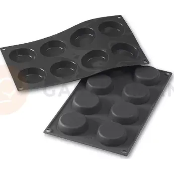 Kuchyňská sůl Silikonová forma pro monoporce, 8 otvorů 60x17 mm - 30SF045 | MARTELLATO, Flan