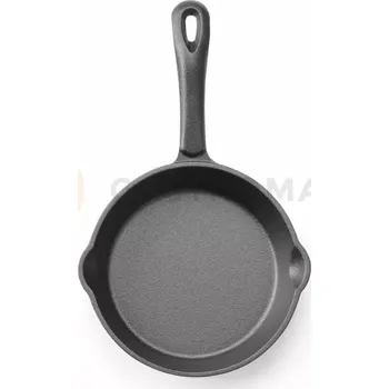 Pánev Litinová pánev, černá, 165x35 mm | HENDI, 629314