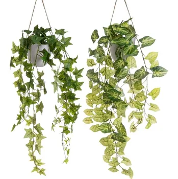 Květináč Umělé rostliny v sadě 2 ks (výška 55 cm) – Casa Selección ID_1707530