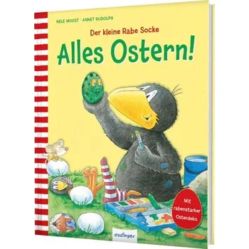První čtění Der kleine Rabe Socke: Alles Ostern! - Moost, Nele [DE] (2025, Firma, Esslinger Verlag)